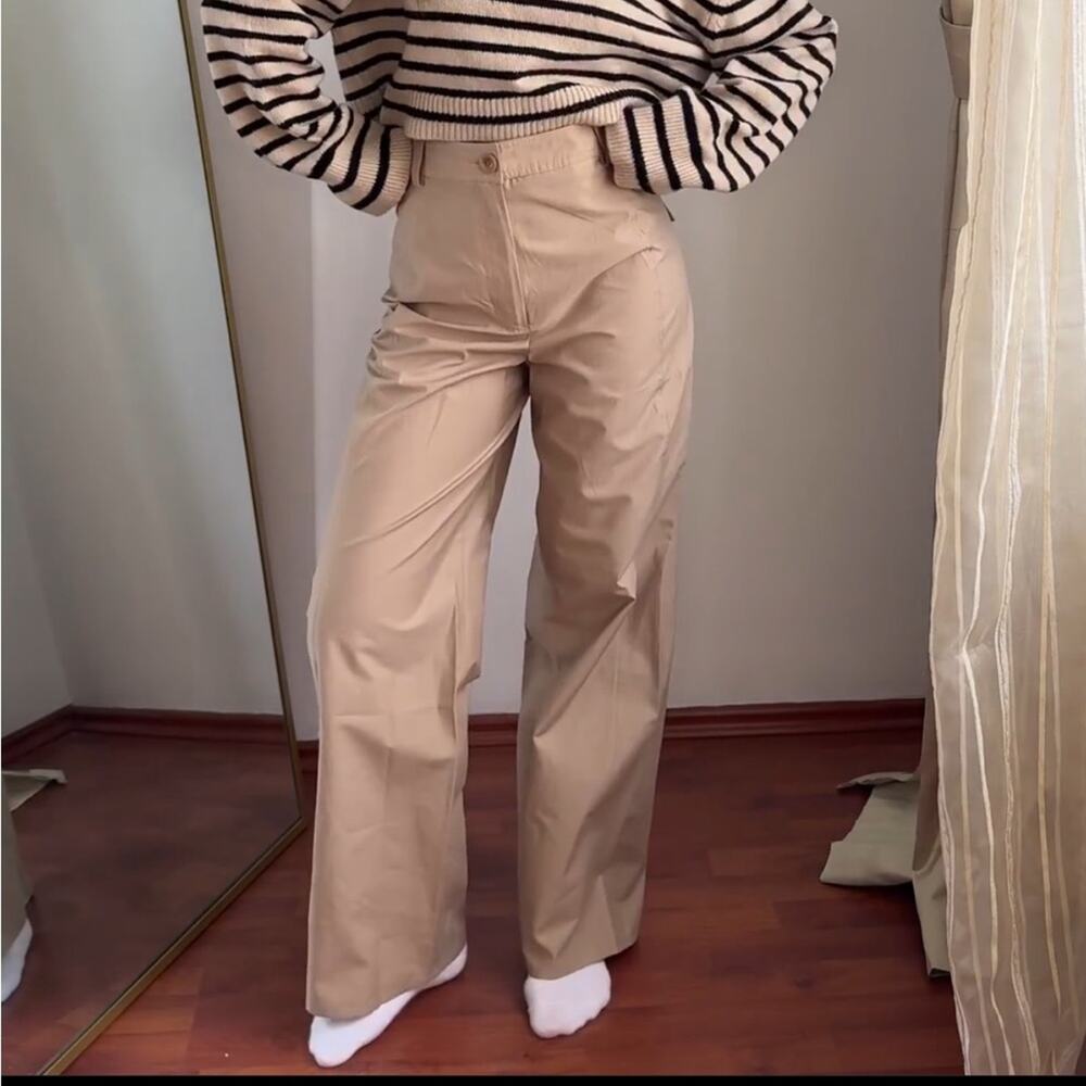 ZARA CULOTTES WITH TOPSTITCHING - Picture 5 of 14